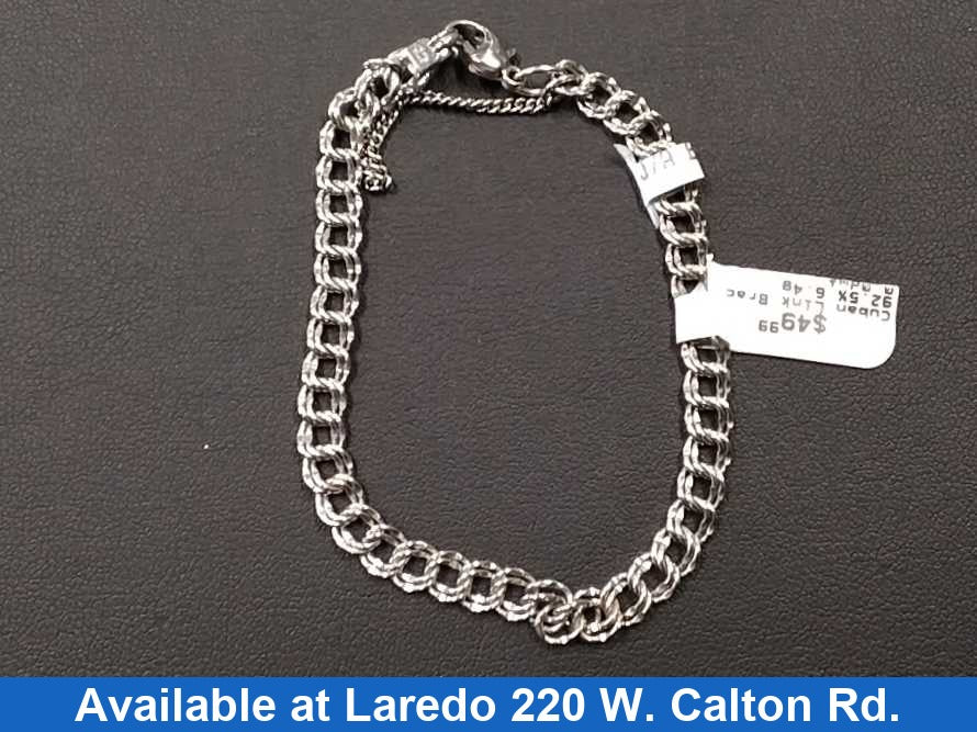 Cuban Link Bracelet - Silver 6.4 grams 7 inch