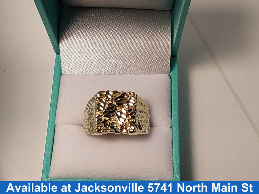 Men's Ring - Yellow Gold 10k (.417) 5.3 grams Size 11