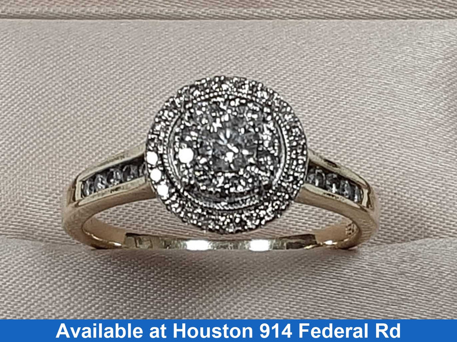 Ring - Wedding Set - Yellow Gold 14k (.585) 7.2 grams Size 11