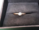 Women's Ring - Solitaire - Yellow Gold 14k (.585) 1.5 grams Size 5