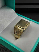 Men's Ring - ID Yellow Gold 10k (.417) 5.8 grams Size 11
