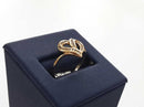 Women's Diamond Heart Ring Yellow Gold  10k Size 7.5