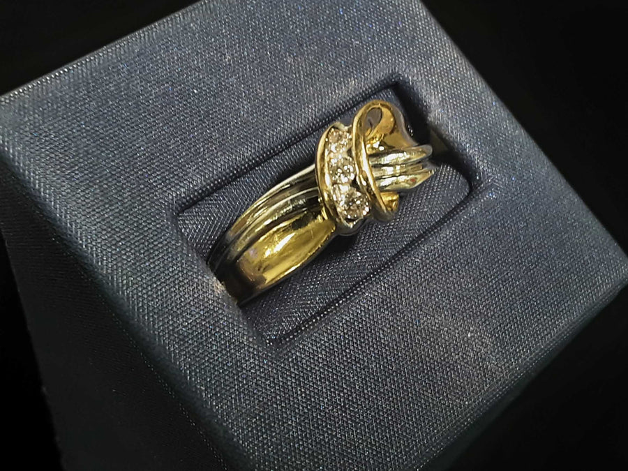 Men's Ring - Yellow Gold 14k (.585) 5.9 grams Size 11.5