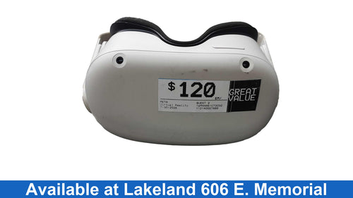 Meta Quest 2 Less Than 64 Gb White Virtual Reality Device