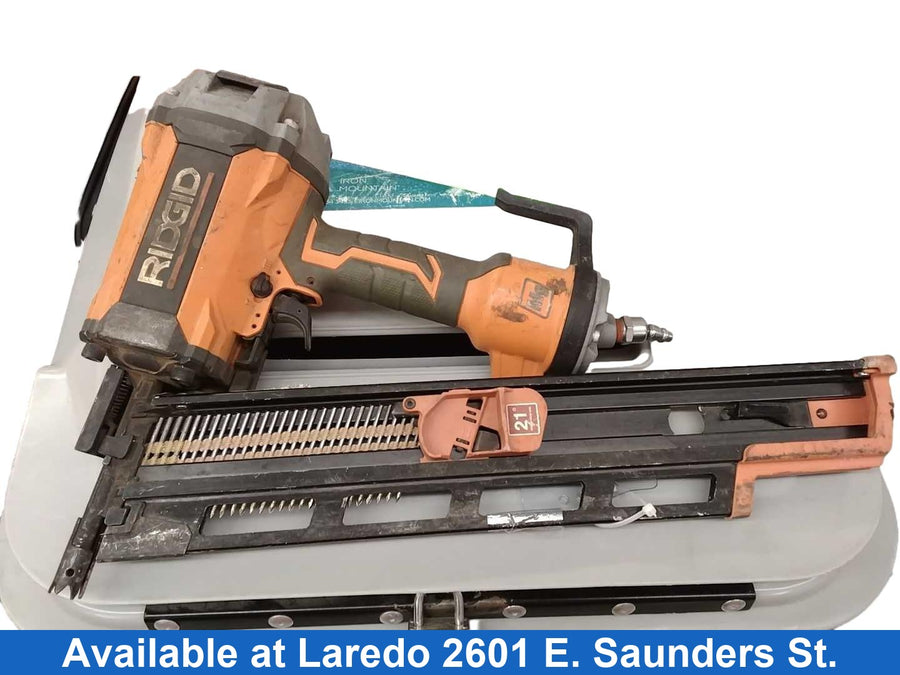 Ridgid R350rhf Orange Pneumatic Framing Nailer
