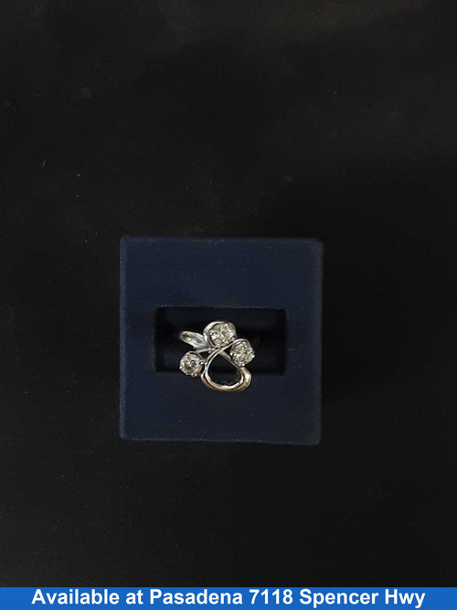Women's Ring - White Gold 14k (.585) 5.7 grams Size 20