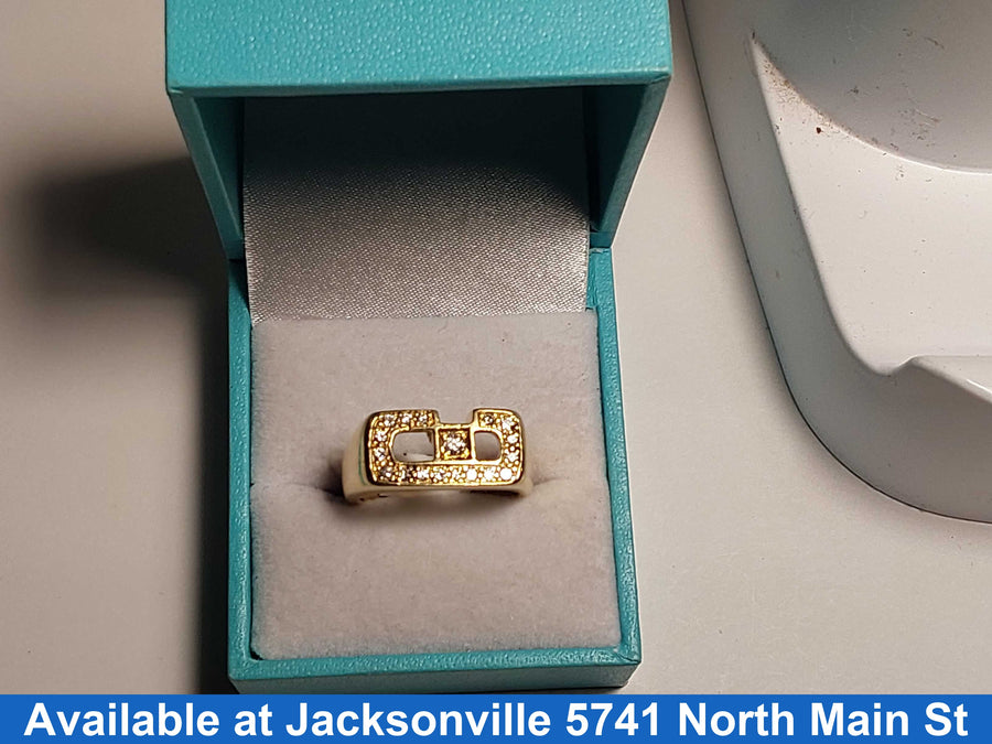 Men's Ring - Yellow Gold 18k (.750) 9.6 grams Size 8