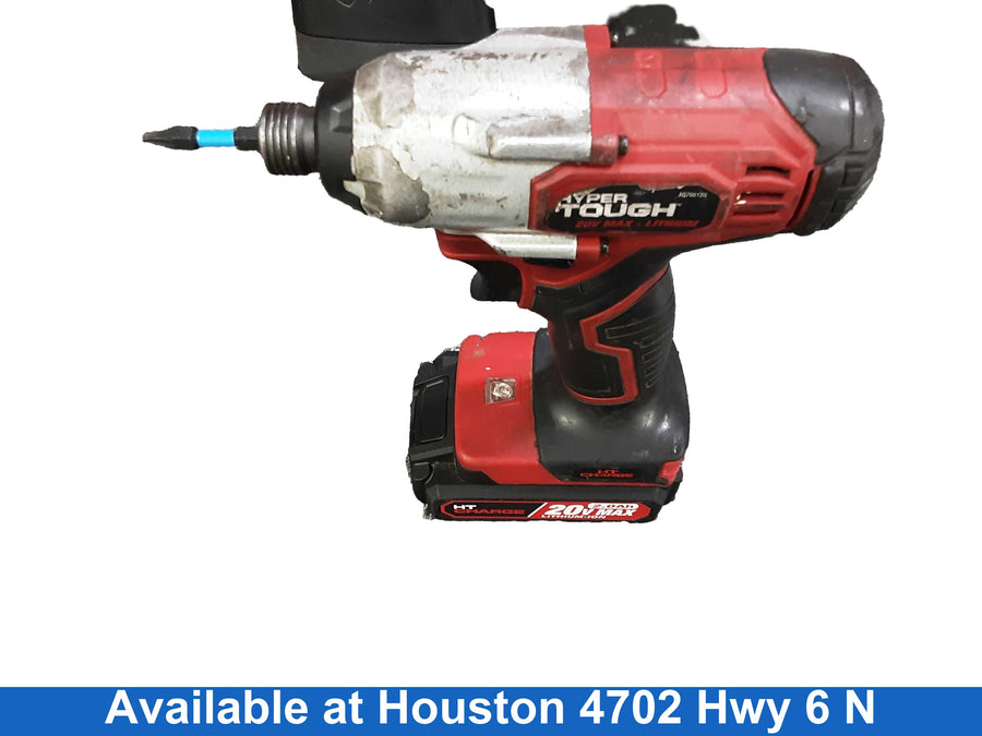 Hyper Tough Aq76012g Red Cordless Impact Drill