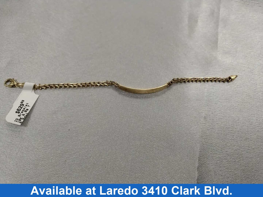 ID Bracelet - Yellow Gold 10k (.417) 6 grams 6 inch