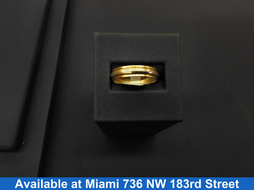 Ring - Wedding Band - Yellow Gold 14k (.585) 4.2 grams Size 11