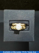 Ring - Wedding Set - Yellow Gold 10k (.417) 4 grams Size 7