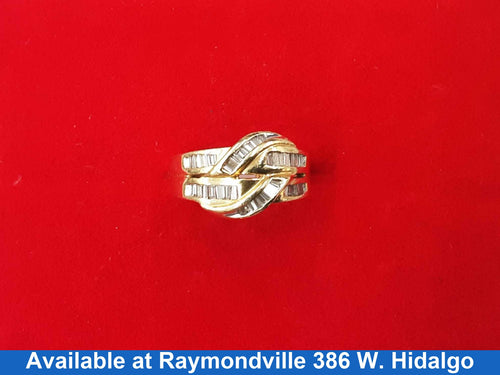 Women's Ring - Yellow Gold 14k (.585) 6.8 grams Size 8