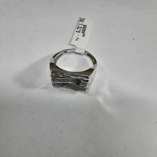 Men's Ring - White Gold 10k (.417) 3.8 grams Size 11