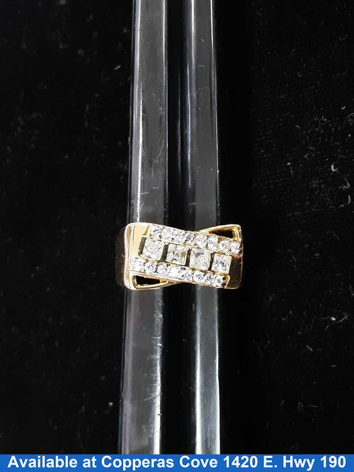 Men's Ring - Yellow Gold 14k (.585) 7.9 grams Size 8.5