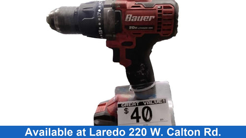 Bauer 64754 Red Cordless Standard Drill