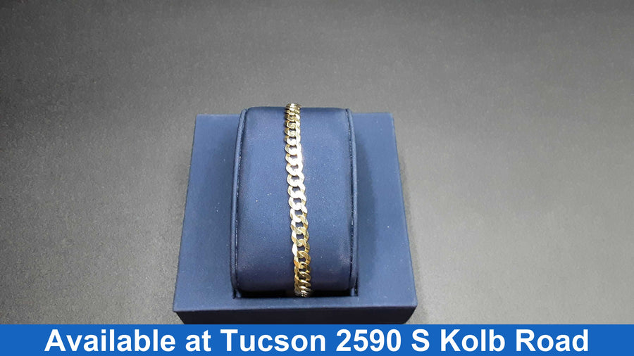 Cuban Link Bracelet - Yellow Gold 14k (.585) 8.4 grams 8 inch