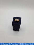 Men's Ring - Yellow Gold 14k (.585) 5.4 grams Size 11.5
