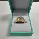 Men's Ring - Yellow Gold 14k (.585) 6.9 grams Size 9