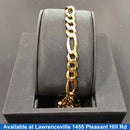 Figaro Bracelet - Yellow Gold 14k (.585) 20.9 grams 8 inch