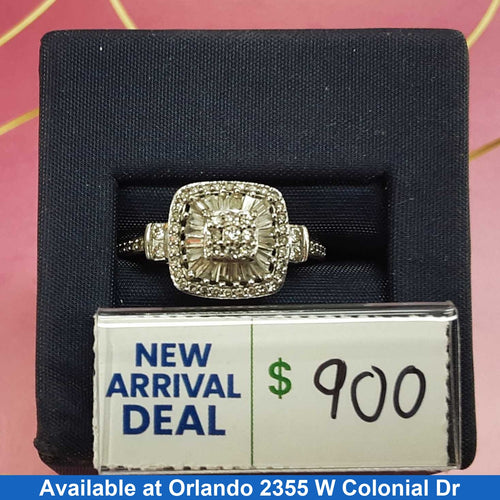 Women's Ring - White Gold 14k (.585) 3.3 grams Size 8