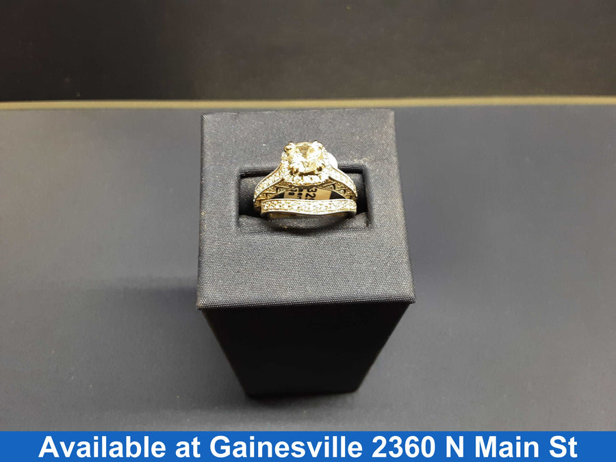 Ring - Engagement Set - White Gold 14k (.585) 8.3 grams Size 5
