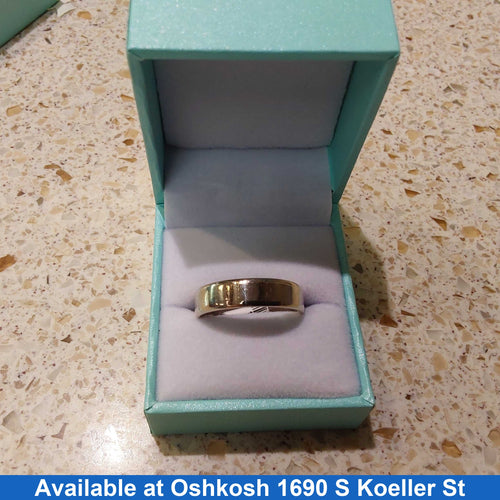 Ring - Wedding Band - White Gold 14k (.585) 7.3 grams Size 11