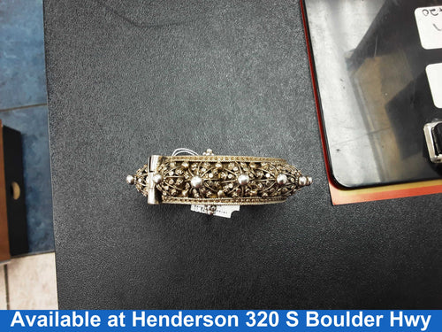 Bangle Bracelet - Silver 87.2 grams 8 inch