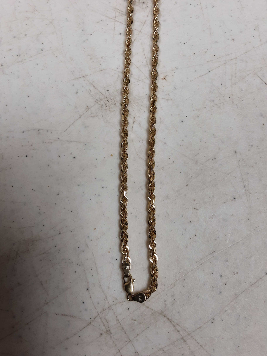 Chain - Yellow Gold 10k (.417) 27.3 grams 28 inch