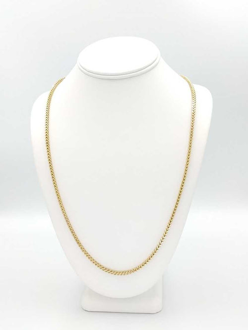 Fox Tail Chain - Yellow Gold 10k (.417) 10.8 grams 25 inch