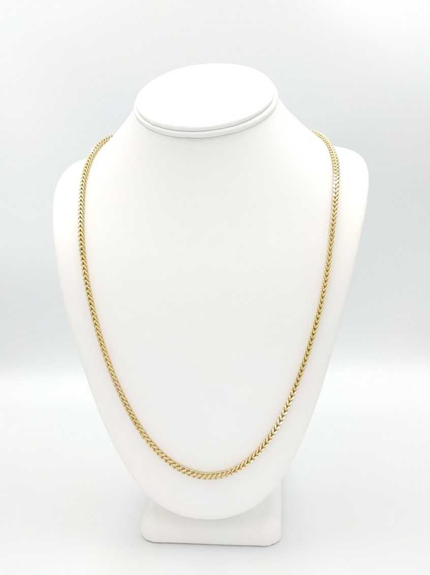 Fox Tail Chain - Yellow Gold 10k (.417) 10.8 grams 25 inch