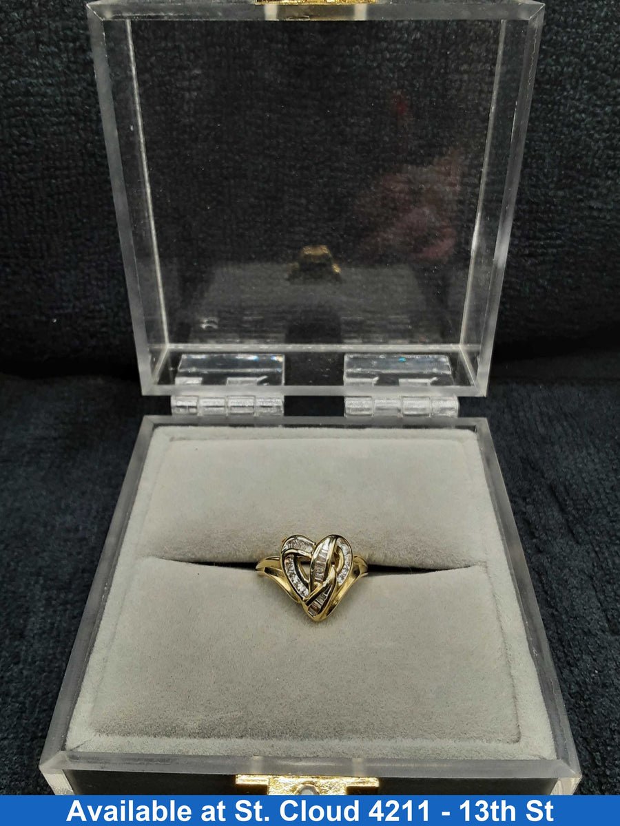 Women's Heart Knot Ring