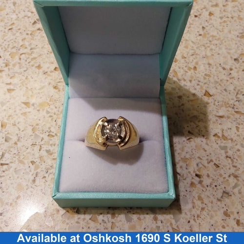Men's Ring - Yellow Gold 14k (.585) 10.5 grams Size 11
