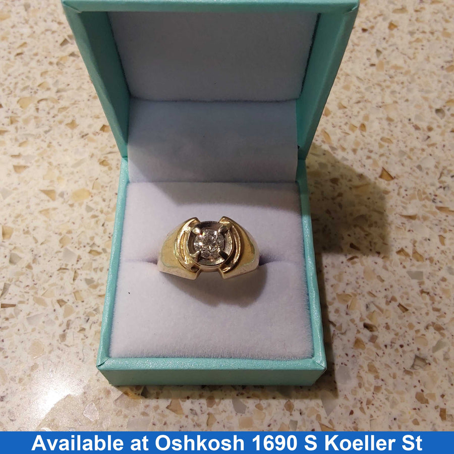 Men's Ring - Yellow Gold 14k (.585) 10.5 grams Size 11