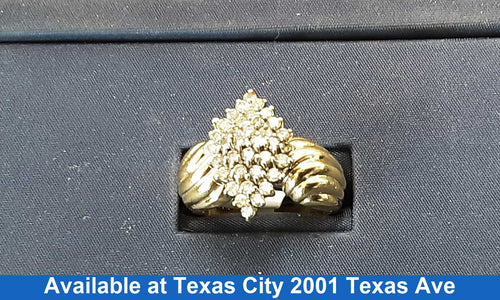 Women's Ring - Yellow Gold 14k (.585) 7.5 grams Size 8