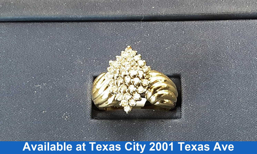 Women's Ring - Yellow Gold 14k (.585) 7.5 grams Size 8