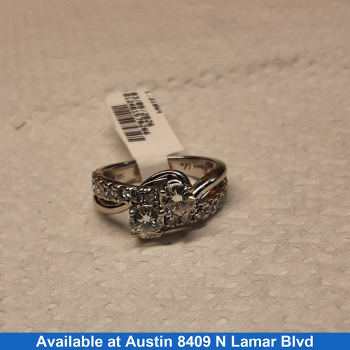 Women's Ring - White Gold 14k (.585) 7 grams Size 7