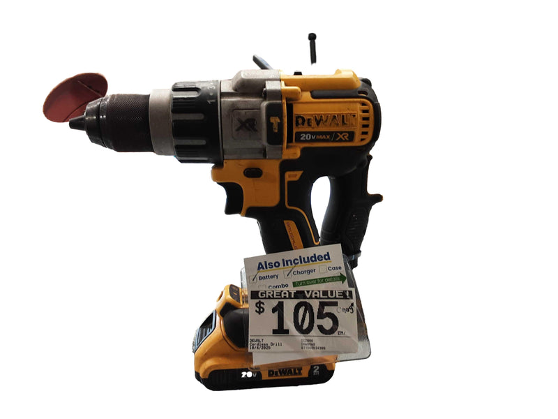 Dewalt Dcd996 Yellow Cordless Standard Drill