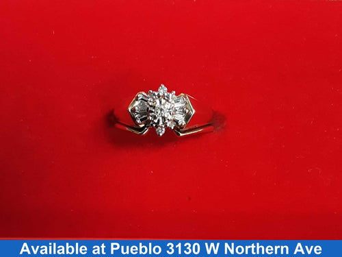 Ring - Wedding Set - Yellow Gold 10k (.417) 3.6 grams Size 6