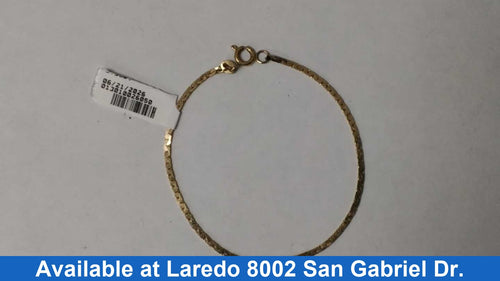Serpentine Bracelet - Yellow Gold 14k (.585) 2.3 grams 7 inch