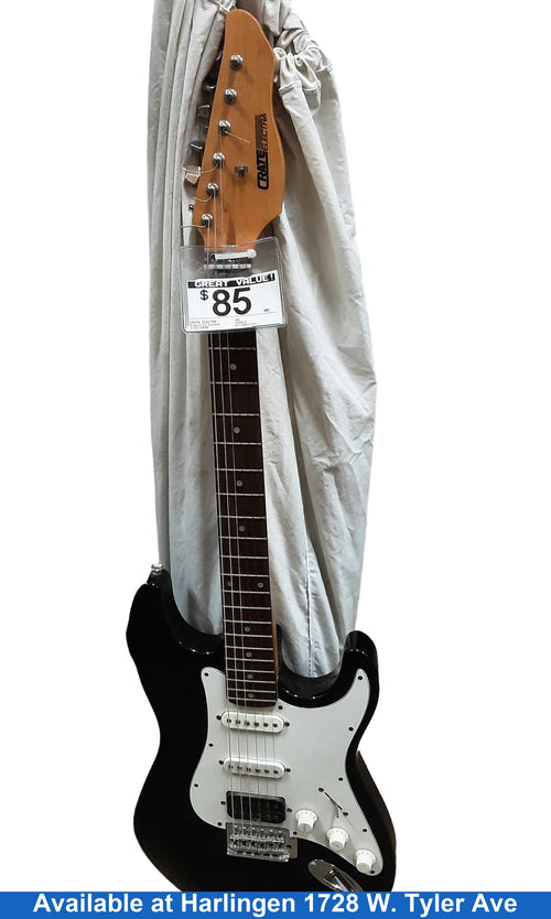 Crate Electra Black Electric Classic Guitar