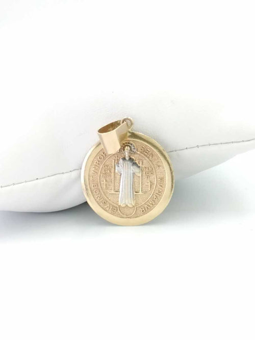 Saint Benedict's Cross 10k Gold Medal Pendant (.417) 4.3 Grams