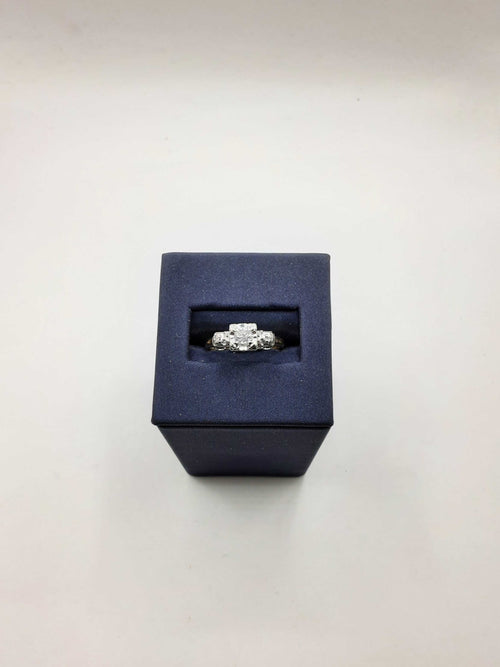 Ring - Wedding Set - Yellow Gold 14k (.585) 2 Grams Size 6