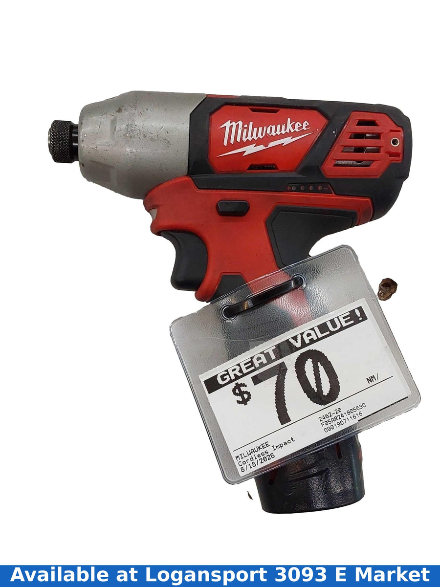 Milwaukee 2462-20 Red Cordless Impact Drill