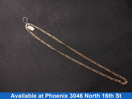 Figaro Chain - Yellow Gold 14k (.585) 25.7 grams 24 inch