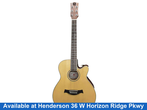 Vangoa Basic Vge-2 Beige / Tan Acoustic / Electric Classic Guitar
