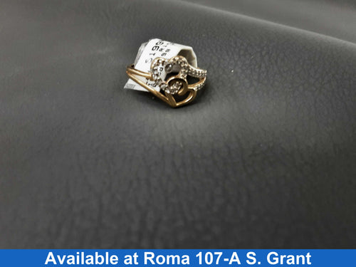 Women's Ring - Yellow Gold 10k (.417) 1.9 grams Size 20