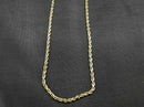 Rope Chain - Yellow Gold 14k (.585) 9.2 grams 20 inch