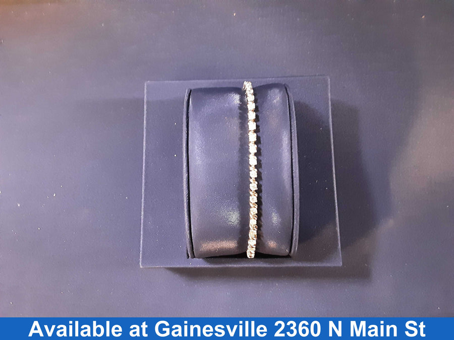 Tennis Bracelet - White Gold 14k (.585) 9.1 grams 7 inch