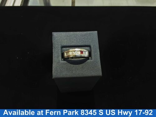 Ring - Wedding Band - White Gold 10k (.417) 3.7 grams Size 11