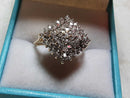 Women's Ring - Yellow Gold 14k (.585) 3.9 grams Size 20
